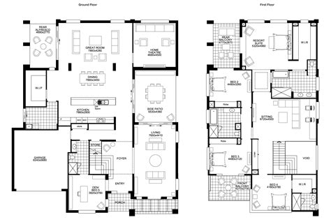 Floor Plan Friday: BIG double storey with 5 bedrooms | Double storey ...