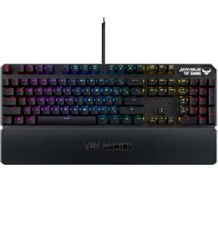 ASUS TUF Gaming K3 RGB Mechanical Gaming Keyboard Red Linear Switches ...