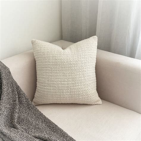 Oatloom | Handwoven Cotton Natural Cushion Cover | Studio Covers