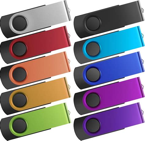 Amazon.com: Kepmem 10 Pack Small Capacity 128MB USB Flash Drive Bulk ...