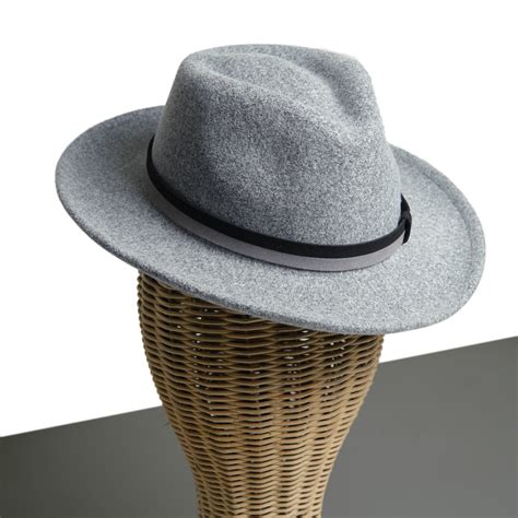 Buy Vintage Fedora Hat (Light Gray) Online in India | Chokore