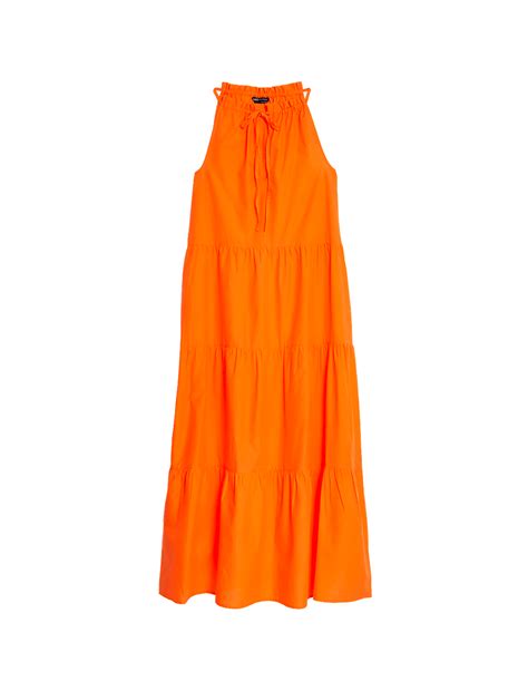 Buy Pure Cotton High Neck Midaxi Beach Dress at Marks & Spencer