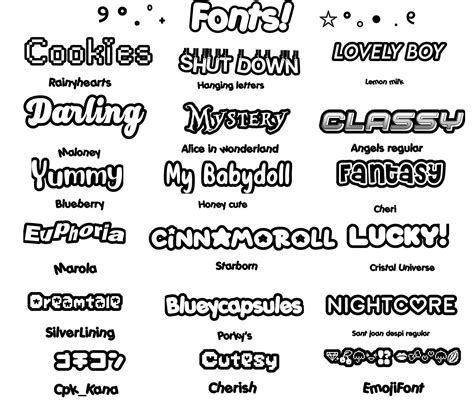 ୨ ° ｡ﾟ☆ 𝗙𝗈𝗻𝗍𝘀! ˚ . ° * ୧ | Pretty fonts, Font bubble, Font combos