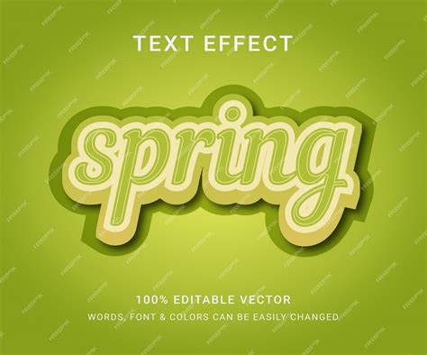 Image result for Spring Pattern Text Effect