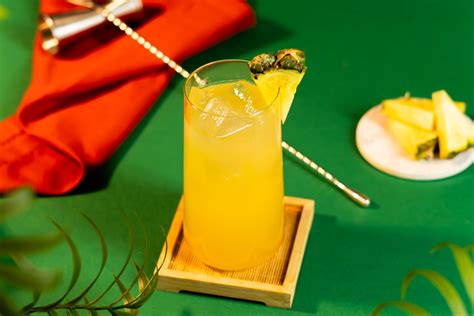 Malibu and Pineapple Cocktail Recipe by DrinksWorld