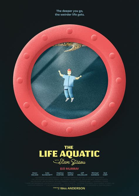 Life Aquatic Movie Poster Life Aquatic With Steve Zissou Poster Set