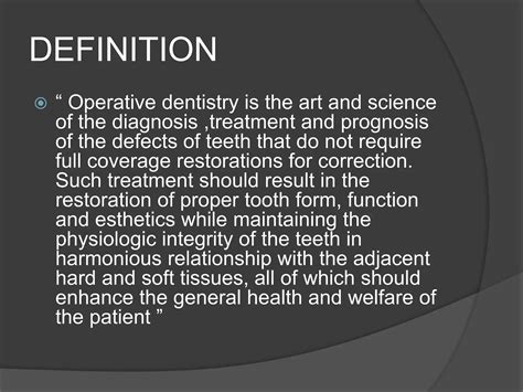 Introduction To Operative Dentistry.pptx