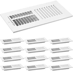 Zonon 12 Pcs 10 x 4 Inch (Interior Size) Air Vent Cover Ceiling ...