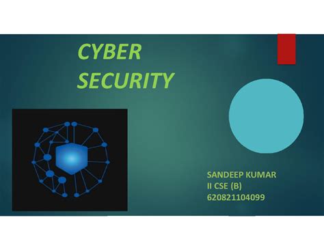 Manjeet Kumar Cyber SECS - CYBER SECURITY SANDEEP KUMAR II CSE (B ...
