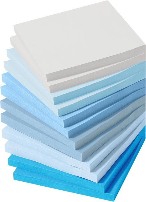 Amazon.com : Mr. Pen- Sticky Notes, 3”x3”, 12 Pads, 600 Sheets, Sky ...