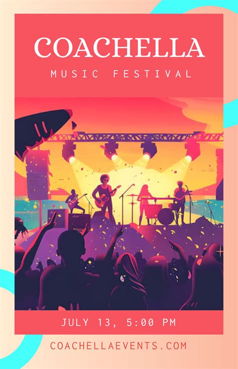 Free Music Poster Templates, Editable and Printable