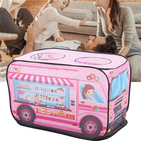 Buy TMISHION Fire Truck Tent,Ice Cream Truck Policeman Bus Children ...