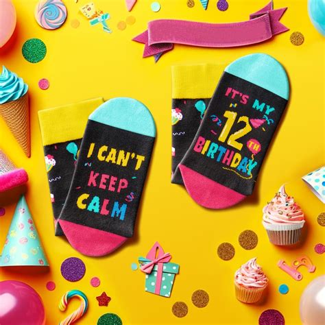 HAPPYPOP 12th Birthday Gifts Ideas Socks - Gifts for India | Ubuy