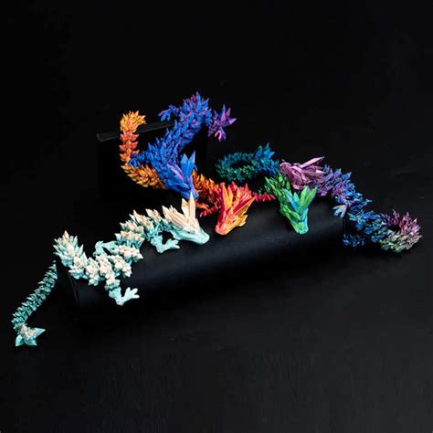 Custom 3D Printed Articulated Moveable Dragon Toy For Kids ...