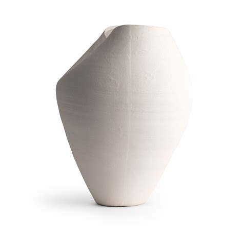 Gage Vase - off white ceramic | FlowDecor