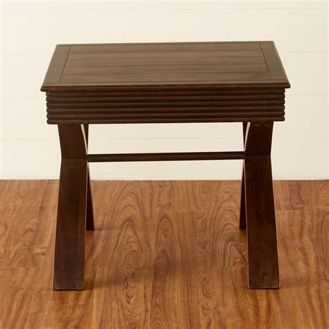 Buy Flick Mango Wood End Table - Brown from Home Centre at just INR 16663.0