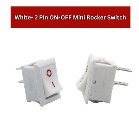 2 Pin Mini Rocker Switch - Compact & Reliable Control Switch