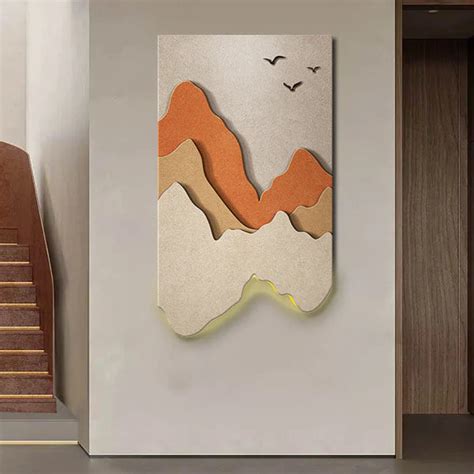 A Minimalist Mountain Landscape Painting – Saajawat