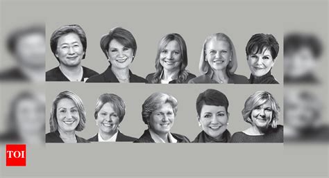 Top women CEOs get paid more on avg, but head few big firms - Times of ...