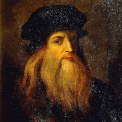 Leonardo Da Vinci Self Portrait Drawing