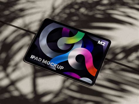 Free M2 iPad Pro Mockup PSD on Concrete - PsFiles
