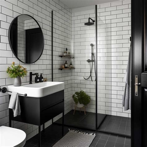 Small Black And White Bathroom Ideas 55 Small Bathroom Ideas