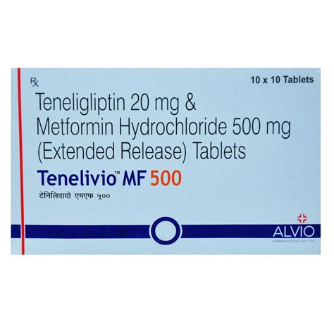 Tenelivio MF 500 Tablet | Uses, Side Effects, Price | Apollo Pharmacy
