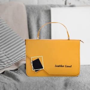 Leather Land Tan Sling Bag Designer Box SLING in TAN TAN - Price in ...