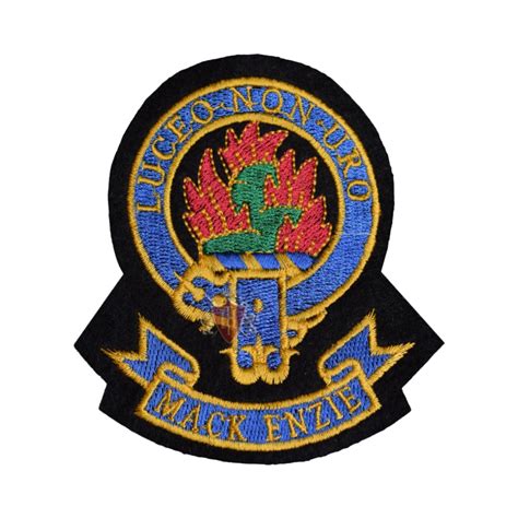 Mack Enzie Luceo Non Uro Clan Badge - Tartan Heritage