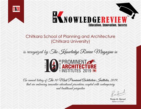 CSPA listed among 'Top 10 Most Prominent Architecture Institutes 2019 ...
