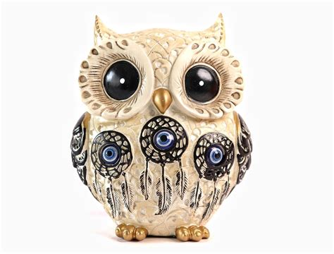 Buy The Spiritual Living Owl Statue for Good Luck II Aesthetic Resin ...