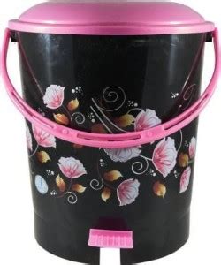 3D METRO SUPER STORE Plastic Printed Pedal Bin, Capacity: 12 L Plastic ...