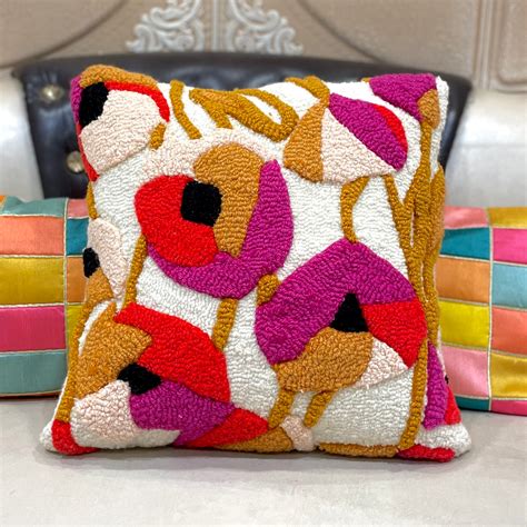 Floral Tufted Cushion Cover – Carpet Diem