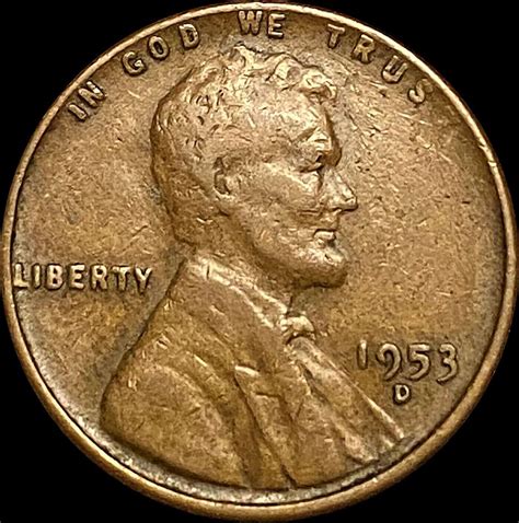 1953 Wheat Penny Value: are “D”, “S”, No mint mark worth money?