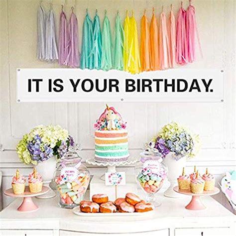It is Your Birthday. Banner The Office Vinyl Party Banner with Metal ...
