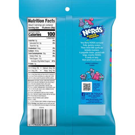 Nerds Gummy Clusters Very Berry 141 g (12 Pack) - H74