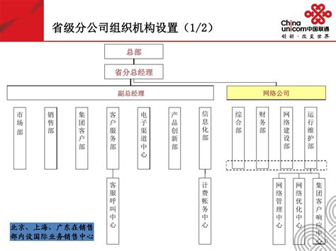 中国联通省公司组织架构图_文档之家