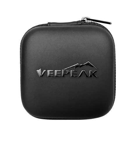 Veepeak Mini Carrying Case Cable Organizer Hard Storage Pouch For Obd2 ...