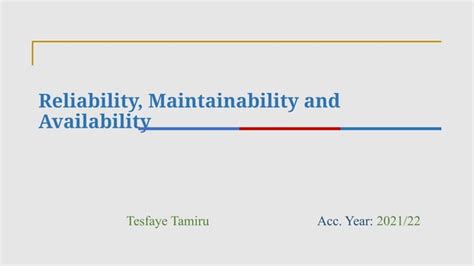 Image result for Reliability Availability Maintainability Analysis