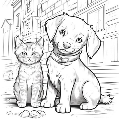 Pets Color Sheets (Free & Printable)