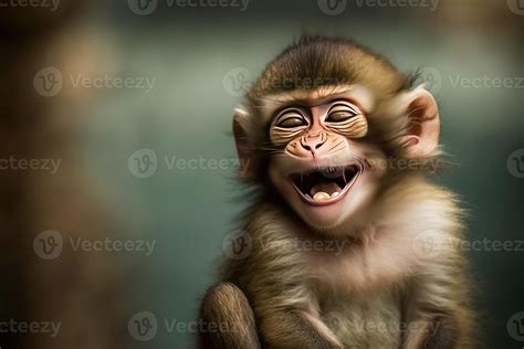 Cute Chimpanzee Smiling
