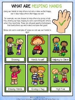 Helping and Hurting Hands - Anger Management Aggression Lesson | TPT