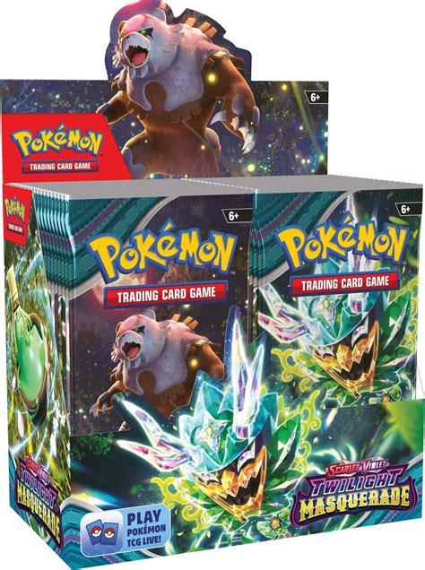 Pokemon TCG: Scarlet and Violet Twilight Masquerade Booster Box stock ...
