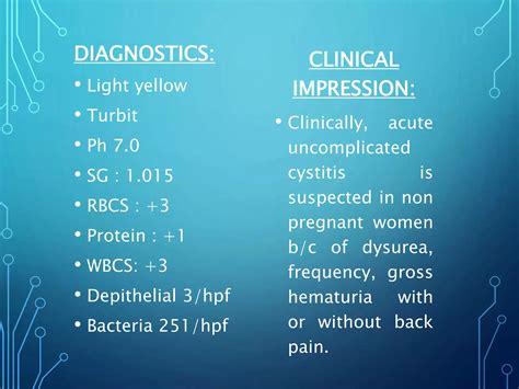 urinary tract infection | PPTX