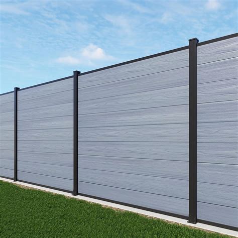 6ft X 6ft Outdoor Privacy Fence Wind Resistant Wood Plastic ...