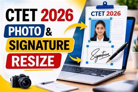 CTET 2026 फोटो और सिग्नेचर रिसाइज़ | 10KB–200KB – फ्री ऑनलाइन टूल ...