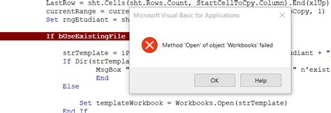 Visual Basic Runtime Error 1004 的图像结果
