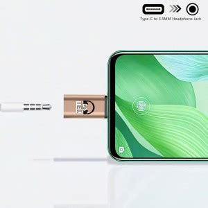 GD Tek Gold Type - C to 3.5mm Female Adapter, Type C Audio Headphone ...