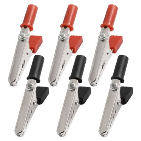 Alcoa Prime6 Pcs Plastic Handle Test Probe Battery Metal Alligator ...