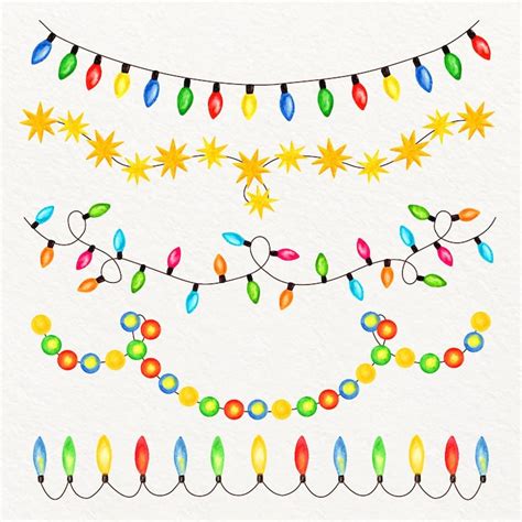 Christmas light clipart Images - Free Download on Freepik
